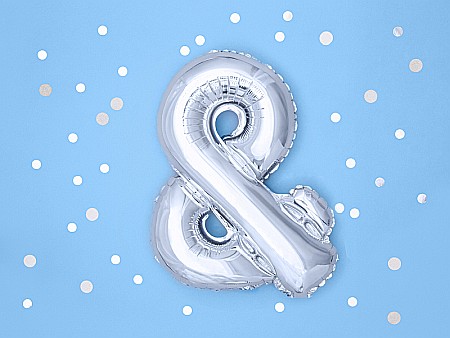 PD BALON FOLIE ALUMINIU &, 35cm, silver FB11M-018 [1]