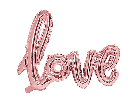 PD BALON FOLIE ALUMINIU Love, 73x59cm, rose gold FB15M-019R [0]
