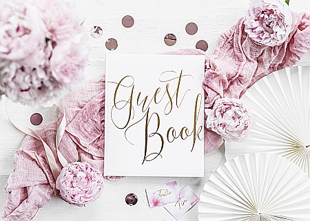 PD CARTE DE OASPETI 20*24.5CM 22F ALBA INSCRIPTIE AURIE KWAP58-008 [2]