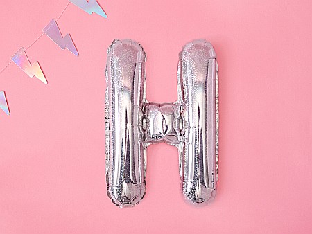 PD BALON FOLIE ALUMINIU Letter "H", 35cm, holographic FB2H-H-018 [1]