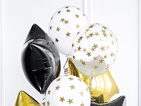PD BALOANE Strong Balloons 30cm star cristal clear 6/set sb14c-257-099g-6 [1]