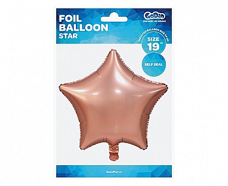 GOD BALON FOLIE ALUMINIU Star, 44cm, mat rose gold BG-HMRZ [1]