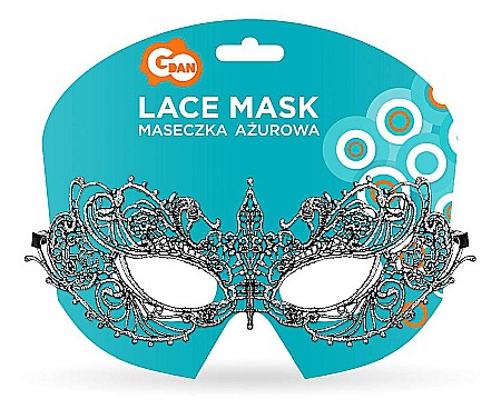GOD MASCA Lace mask, Silver Magic 7.5 x 20cm MASM-YH [3]
