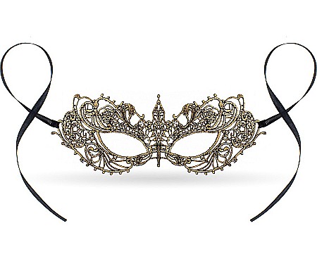 GOD MASCA PARTY GOLD MAGIC 20.5*7.5CM DANTELA MAZM-YH [1]