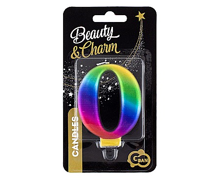 GOD LUMANARI TORT Number 0, galaxy, 8cm PF-SCG0 [1]