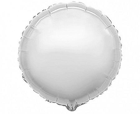 ARTICOLE PARTY - GOD BALON FOLIE ALUMINIU Round Balloon, 23cm, silver 402500P