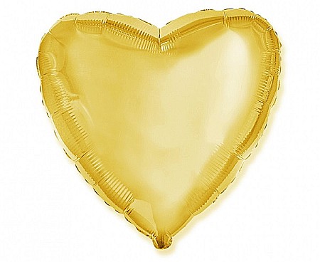 ARTICOLE PARTY - GOD BALON FOLIE ALUMINIU Heart, 23cm, gold 202500O