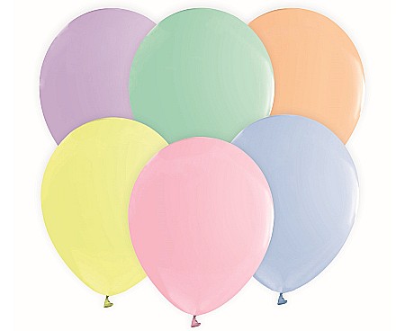 ARTICOLE PARTY - GOD BALON LATEX BEAUTY&CHARM 30cm, macaron colours assorted 10/set CB-1KMX