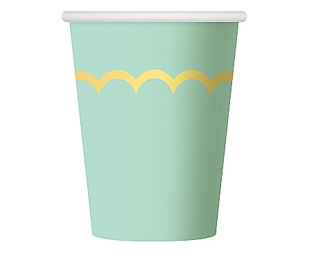 Farfurii/ Pahare/ Servetele/ Paie/ Tacamuri - GOD PAHARE CARTON Mint, 266ml, 6/set PF-KMI