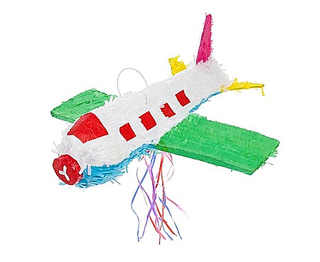 ARTICOLE PARTY - GOD PINATA PARTY AVION 46*44*11CM ALB WM-PSAM