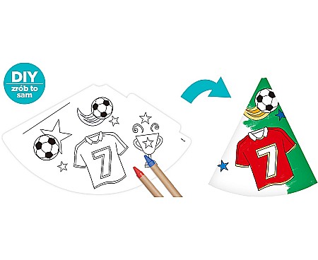 GOD COIF DIN CARTON DIY - Football, 6/set PF-CPSP [1]