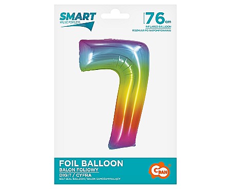 GOD BALON FOLIE ALUMINIU SMART 7 RAINBOW 76CM CH-STC7 [1]