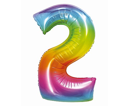 ARTICOLE PARTY - GOD BALON FOLIE ALUMINIU SMART 2 RAINBOW 76CM CH-STC2