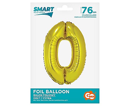 GOD BALON FOLIE ALUMNIU SMART 0 GOLD 76CM CH-SZL0 [1]