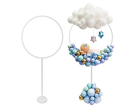 GOD CADRU PENTRU DECOR BALOANE ROTUND CU SUPORT 78CM GA-SKNS [0]