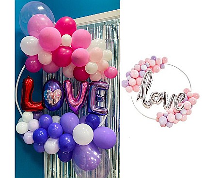 GOD CADRU SUSPENDAT PENTRU DECOR BALOANE ROTUND 78CM GA-SKOL [1]