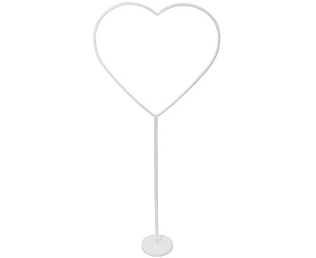 ARTICOLE PARTY - GOD CADRU PENTRU DECOR BALOANE FORMA INIMA CU SUPORT 78CM GA-SSNS