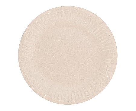 Farfurii/ Pahare/ Servetele/ Paie/ Tacamuri - GOD FARFURII CARTON Solid colour, light pink, 18cm 6/set PW-TJR7