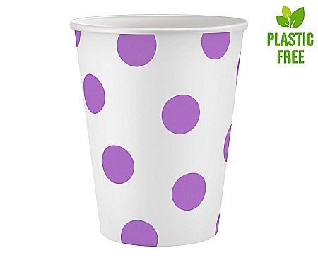 GOD PAHARE CARTON Polka Dots, lavanda, 250ml 6/set PW-KPGL [1]