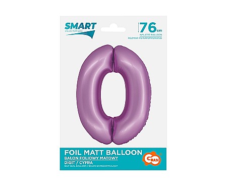 GOD BALON FOLIE ALUMINIU SMART 0 MAT LAVENDER 76CM CH-SLW0 [1]