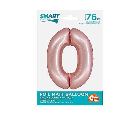 GOD BALON FOLIE ALUMINIU SMART 0 MAT LIGHT PINK 76CM CH-SJR0 [1]