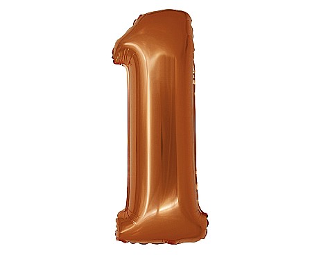 Baloane si accesorii - GOD BALON FOLIE ALUMINIU SMART 1 CUPRU 76CM CH-SMD1