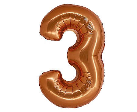 ARTICOLE PARTY - GOD BALON FOLIE ALUMINIU SMART 3 CUPRU 76CM CH-SMD3