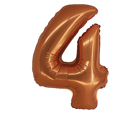 Baloane si accesorii - GOD BALON FOLIE ALUMINIU SMART 4 CUPRU 76CM CH-SMD4