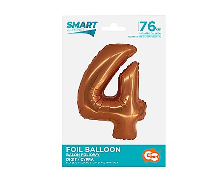 GOD BALON FOLIE ALUMINIU SMART 4 CUPRU 76CM CH-SMD4 [1]