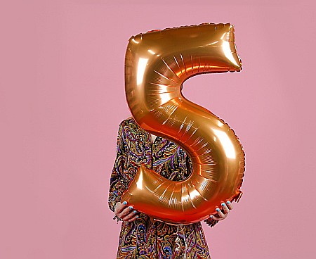 GOD BALON FOLIE ALUMINIU SMART 5 CUPRU 76CM CH-SMD5 [3]