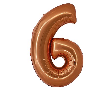 Baloane si accesorii - GOD BALON FOLIE ALUMINIU SMART 6 CUPRU 76CM CH-SMD6