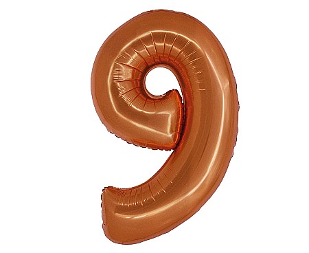 Baloane si accesorii - GOD BALON FOLIE ALUMINIU SMART 9 CUPRU 76CM CH-SMD9
