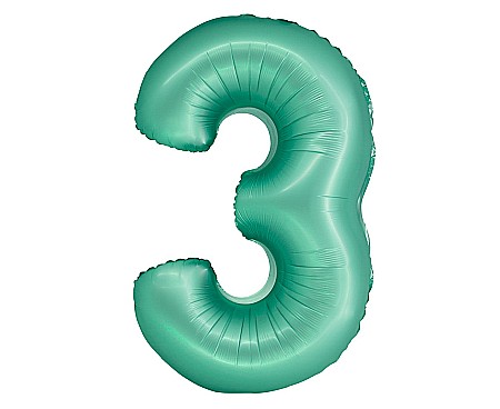 Baloane si accesorii - GOD BALON FOLIE ALUMINIU SMART 3 MAT MINT 76CM CH-SMT3