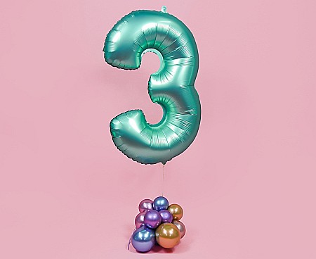 GOD BALON FOLIE ALUMINIU SMART 3 MAT MINT 76CM CH-SMT3 [1]