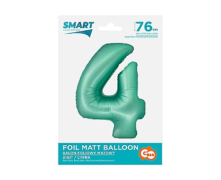 GOD BALON FOLIE ALUMINIU SMART 4 MAT MINT 76CM CH-SMT4 [1]