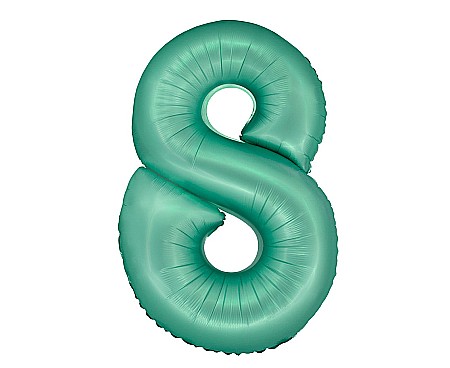 Baloane si accesorii - GOD BALON FOLIE ALUMINIU SMART 8 MAT MINT 76CM CH-SMT8