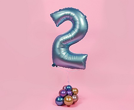 GOD BALON FOLIE ALUMINIU SMART 2 MAT LIGHT BLUE 76CM CH-SJN2 [1]