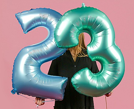 GOD BALON FOLIE ALUMINIU SMART 2 MAT LIGHT BLUE 76CM CH-SJN2 [3]