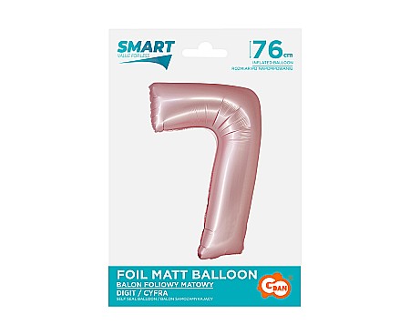 GOD BALON FOLIE ALUMINIU SMART 7 MAT LIGHT PINK 76CM CH-SJR7 [1]