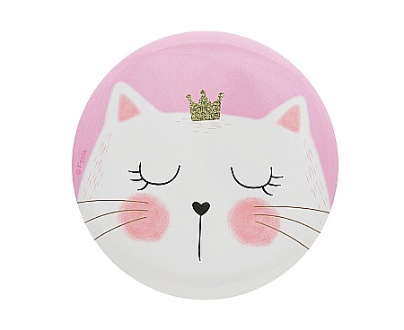 GOD INSIGNA PISICUTA 10CM ROZ-ALB PF-KOKO [1]