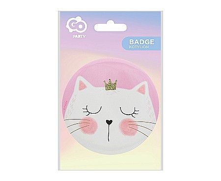 GOD INSIGNA PISICUTA 10CM ROZ-ALB PF-KOKO [3]