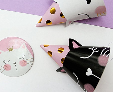 GOD INSIGNA PISICUTA 10CM ROZ-ALB PF-KOKO [5]