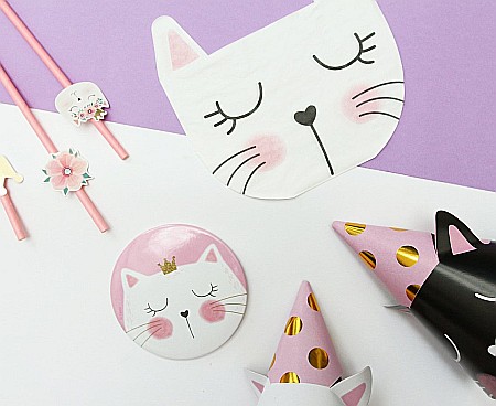 GOD INSIGNA PISICUTA 10CM ROZ-ALB PF-KOKO [7]