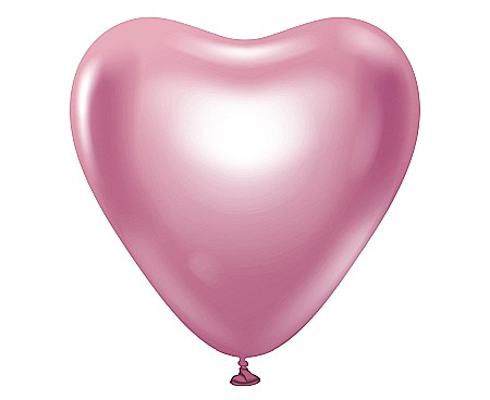 GOD BALOANE LATEX B&C, 30cm, platinum light pink hearts, 6/set CB-S6LJ [1]