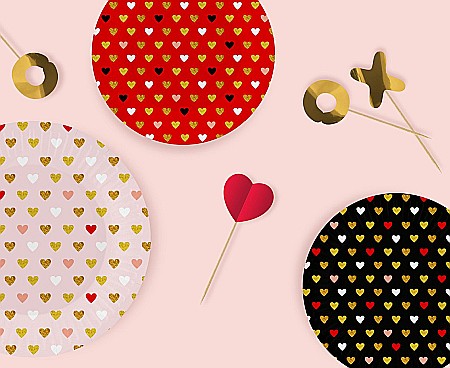 GOD FARFURII CARTON Xoxo collection black, 18cm 6/set PG-TXK6 [3]