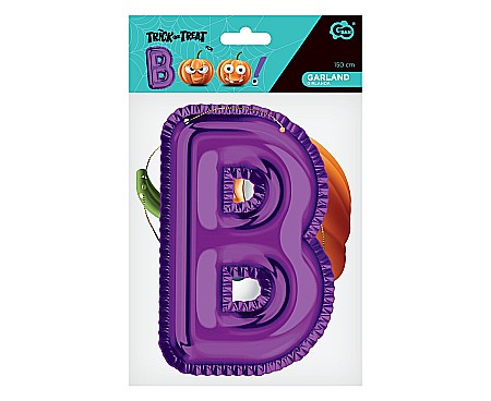 GOD GHIRLANDA DIN HARTIE Boo, purple, orange, 150cm RV-GPBO [3]