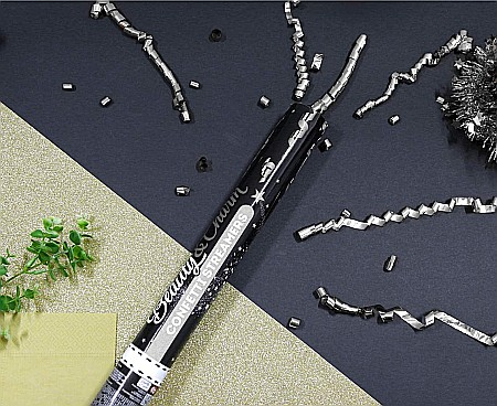 GOD CONFETTI Confetti Cannon, Streamers Silver, 40cm JC-KPSS40 [1]