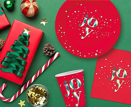 GOD FARFURII CARTON Joy, red, 18cm 6/set PG-TJYC [1]