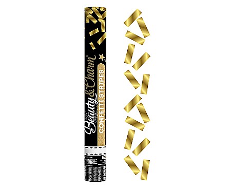 Confetti - GOD CONFETTI Confetti cannon B&C, Gold stripes, 40cm KP-ZP40