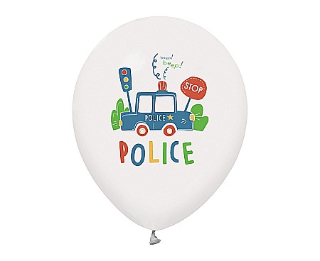 GOD BALOANE LATEX Police balloons, 30cm 5/set GZ-POL5 [1]
